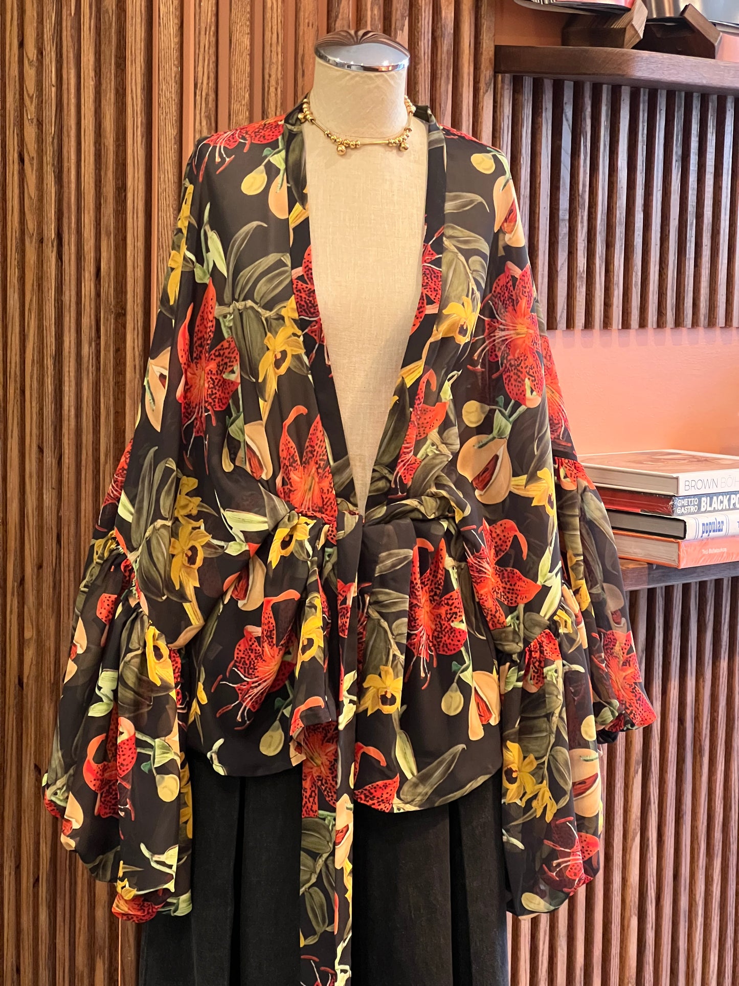 Isle of Spice Wilted Sleeve Robe