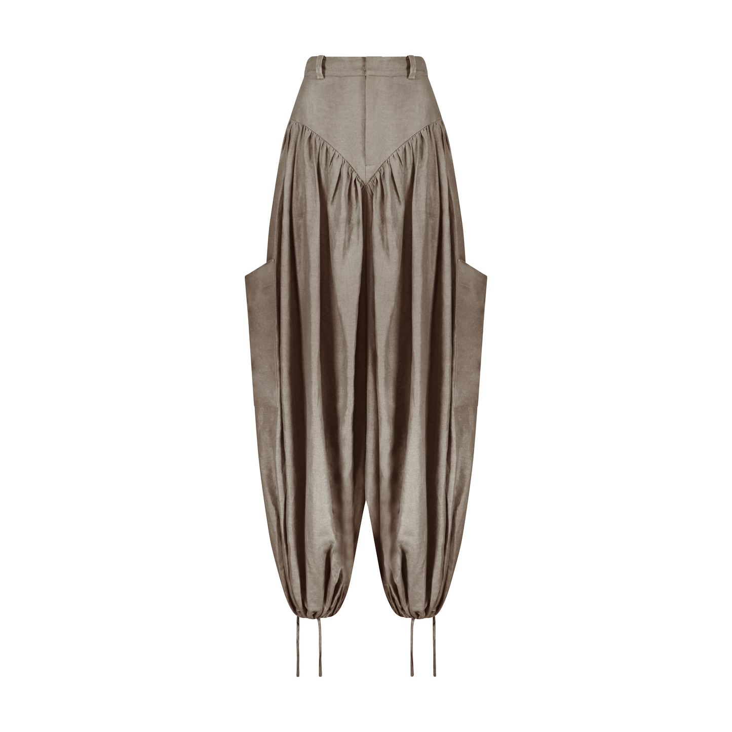 Stone Grey Cargo Panty Pant