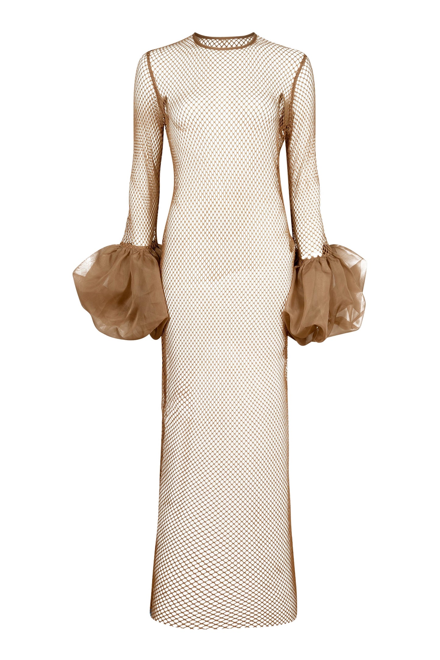 Lola Netted Dress Nude