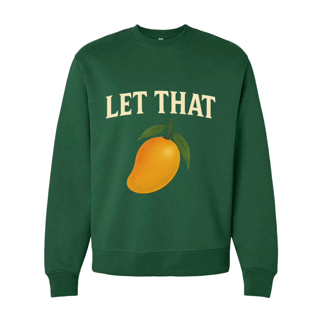 Say Less Everest Green Mango Oversized Sweatshirt