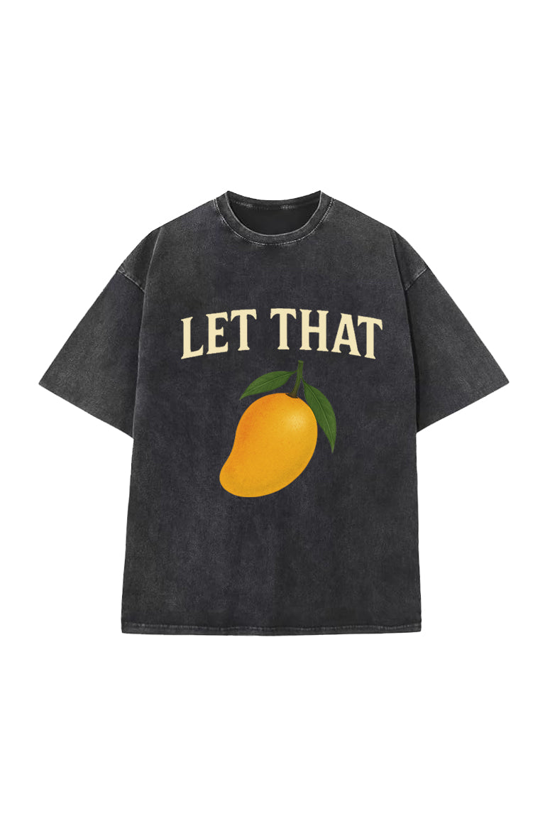 Say Less Mango Oversized T-Shirt