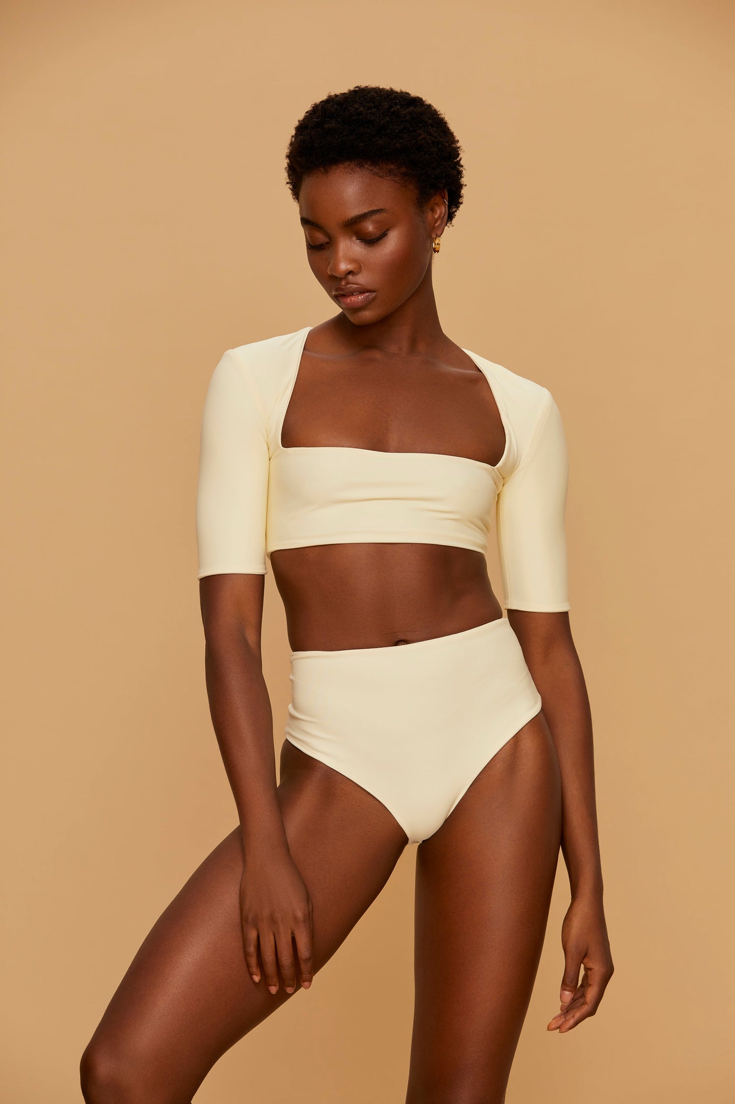 Ivory Charmed Swim Bottom
