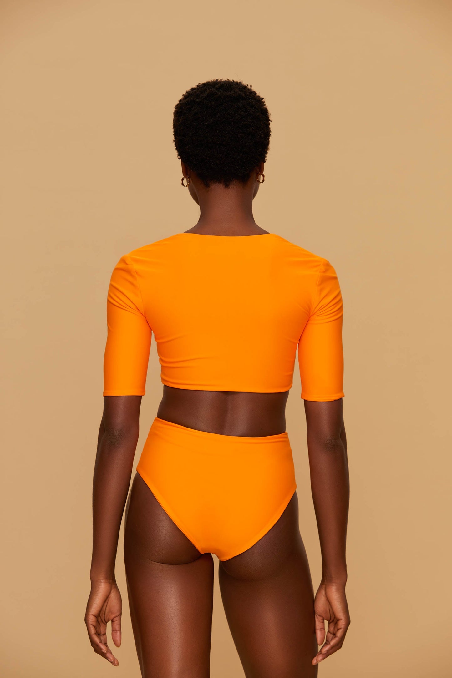 Apricot Charmed Swim Top