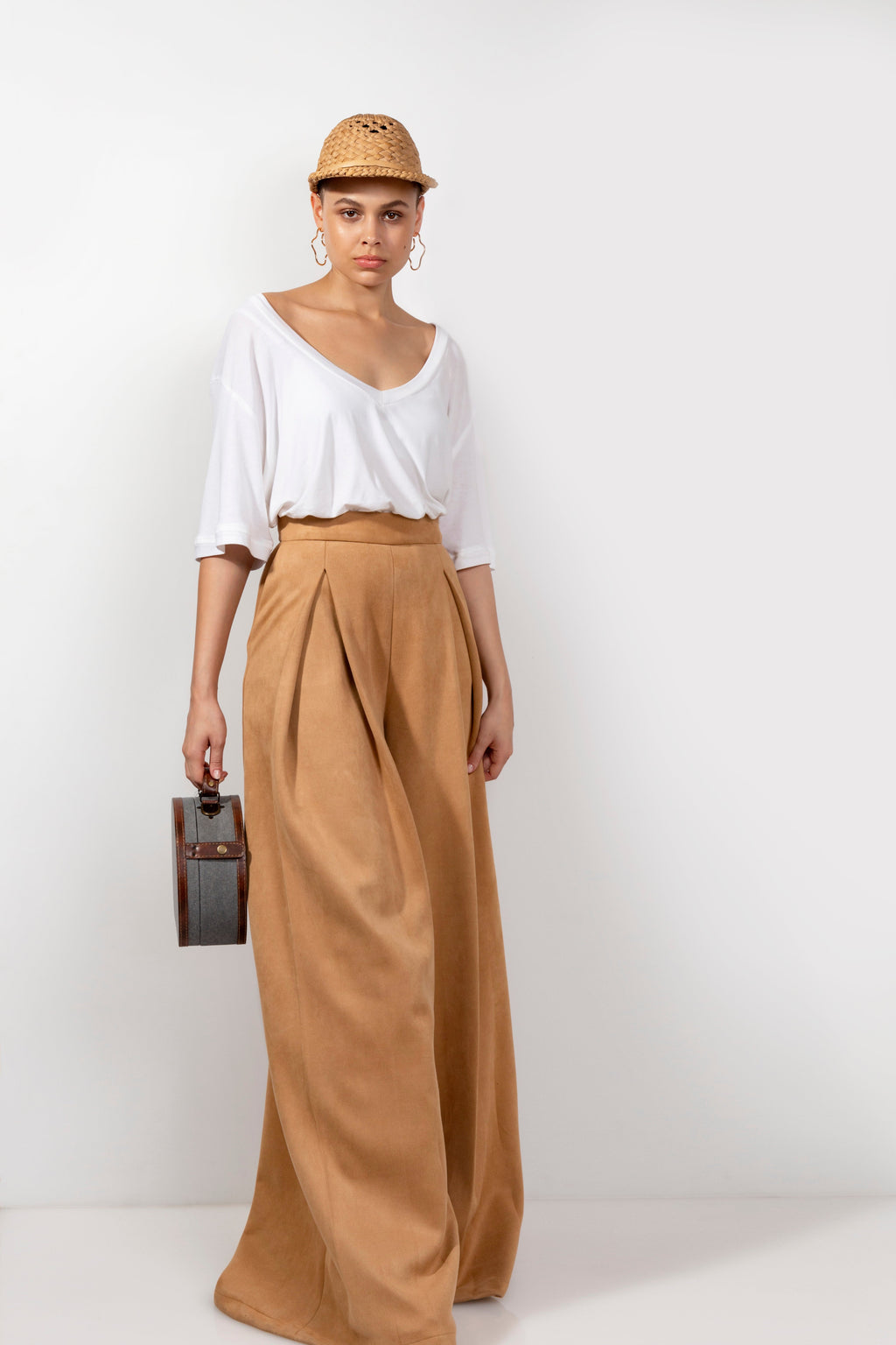 Latte Suede Pant