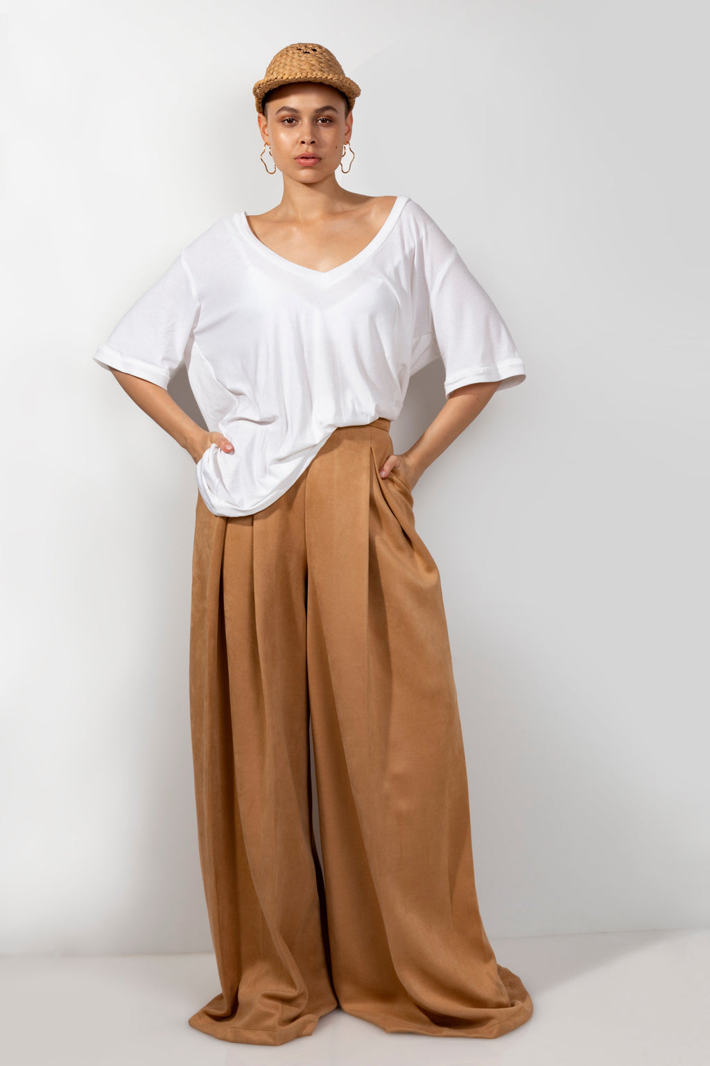 Latte Suede Pant