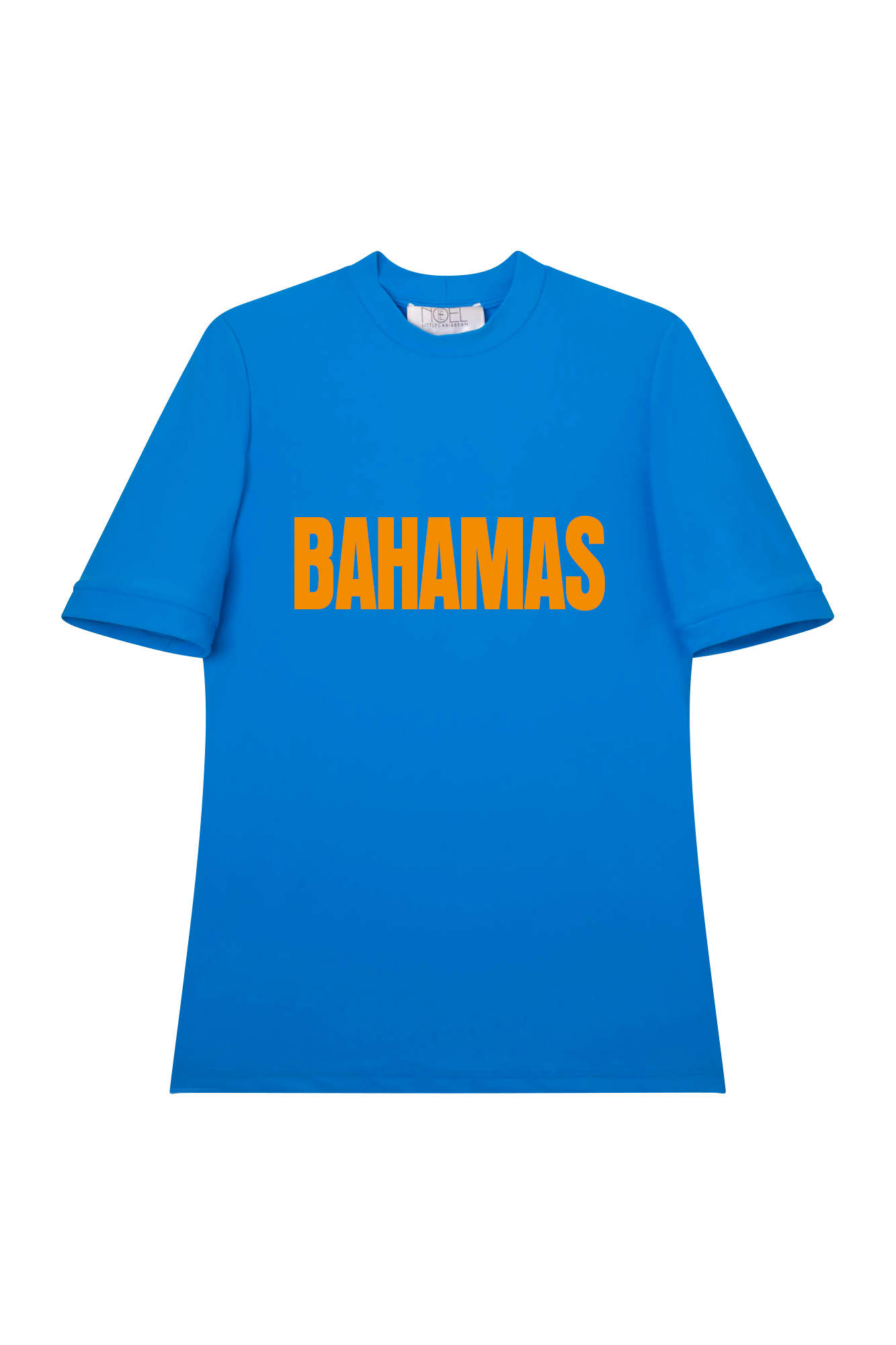 Bahamas Blue/Yellow Swim Tee