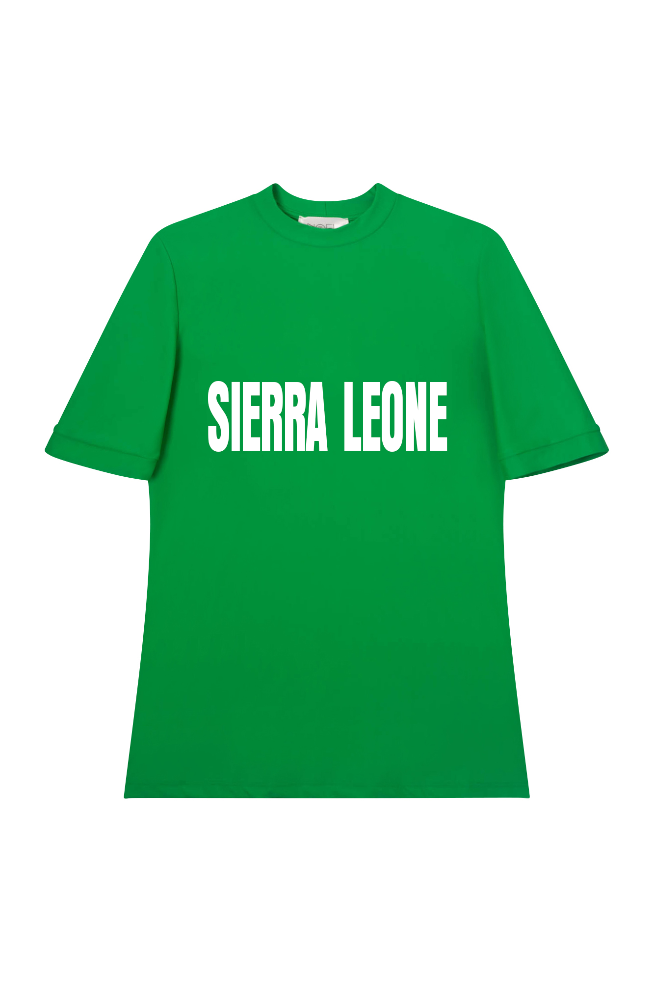 Sierra Leone Green/White Swim Tee