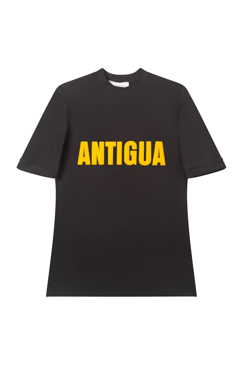 Antigua Black Swim Tee