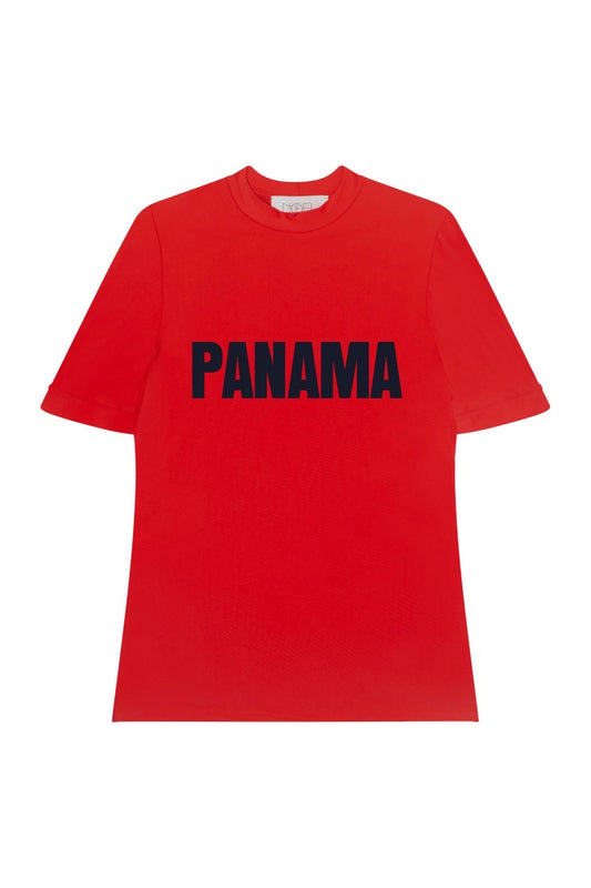 Panama Red/Navy Blue Swim Tee (MADE TO ORDER)