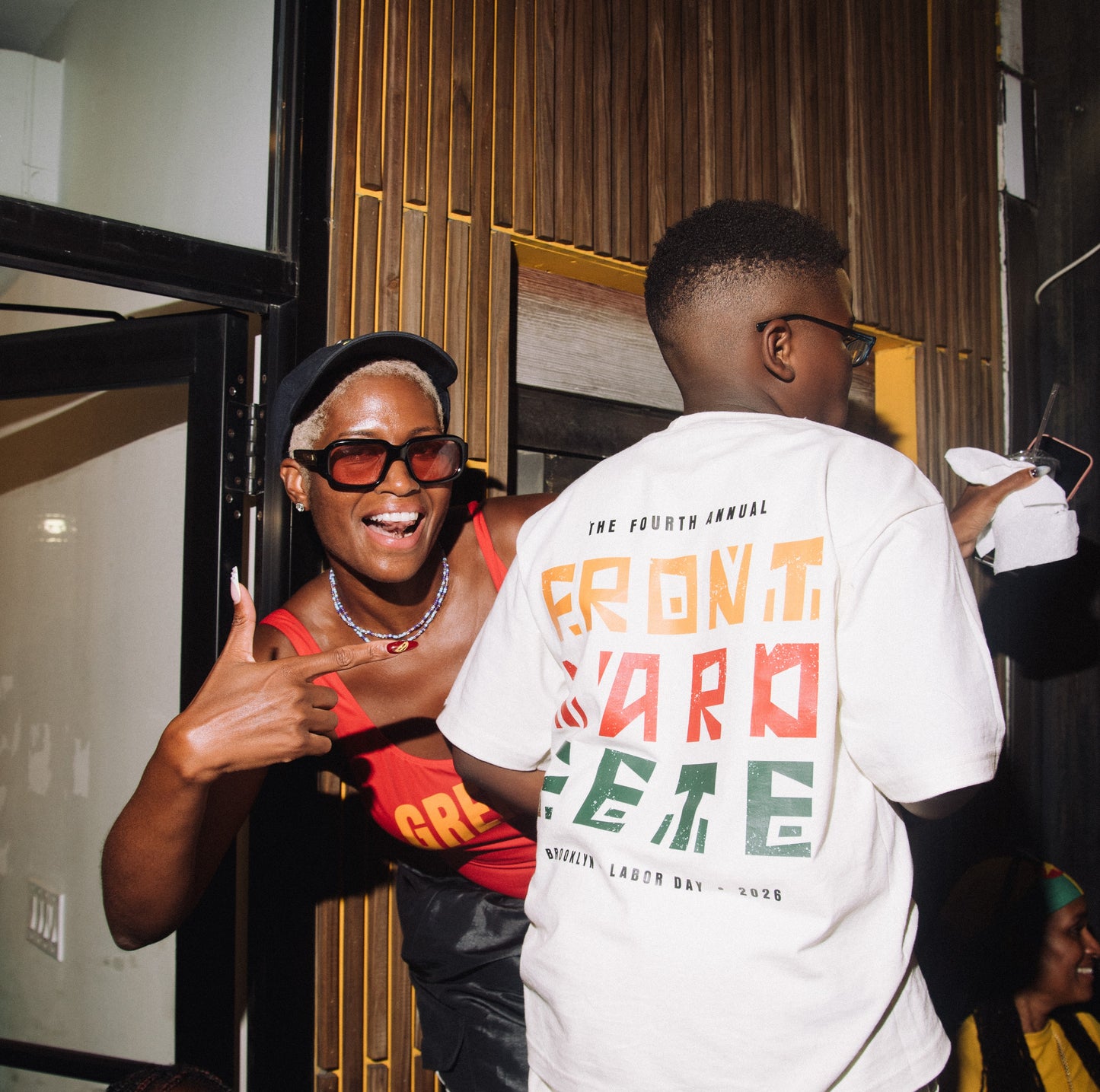 Front Yard Fete Ivory Tee