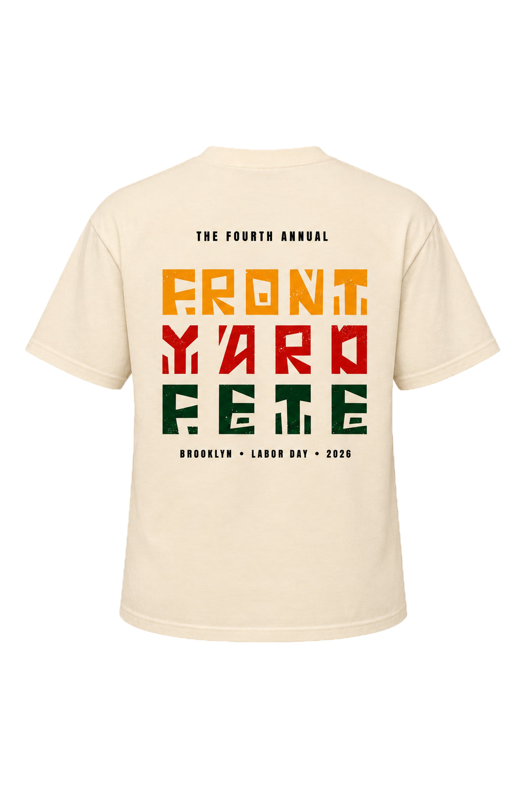 Front Yard Fete Ivory Tee