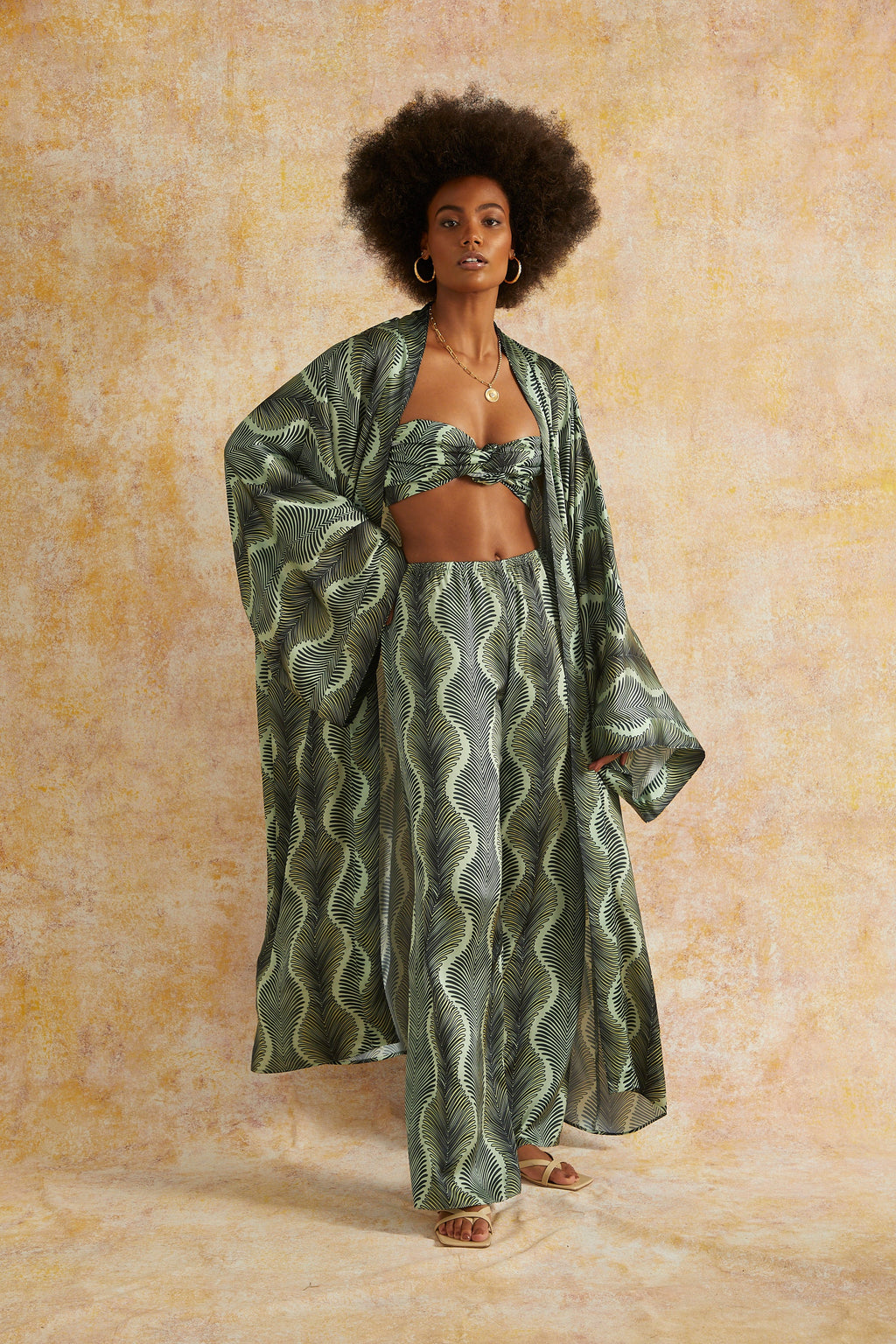 Gatsby Evergreen Robe