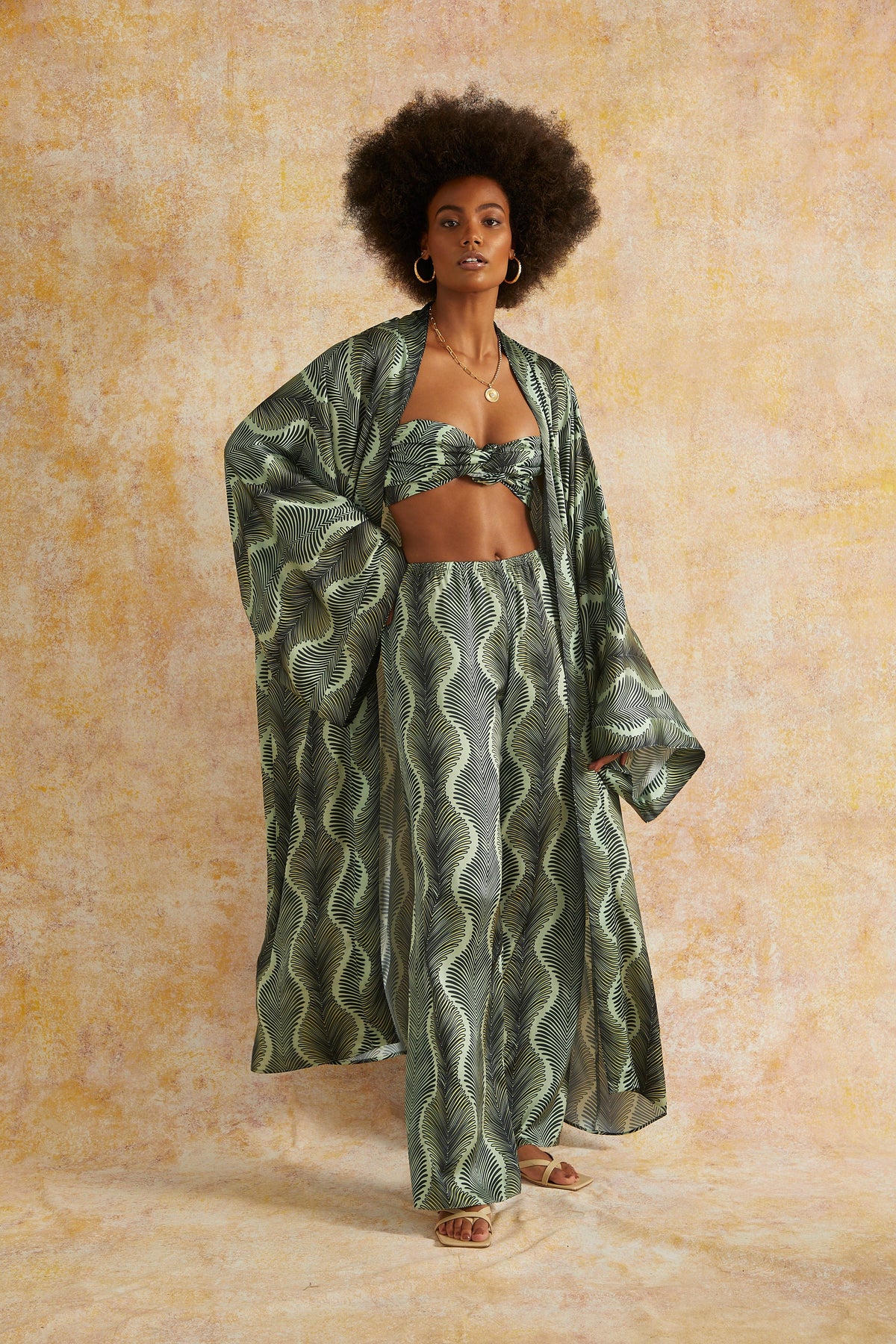 Gatsby Evergreen Robe
