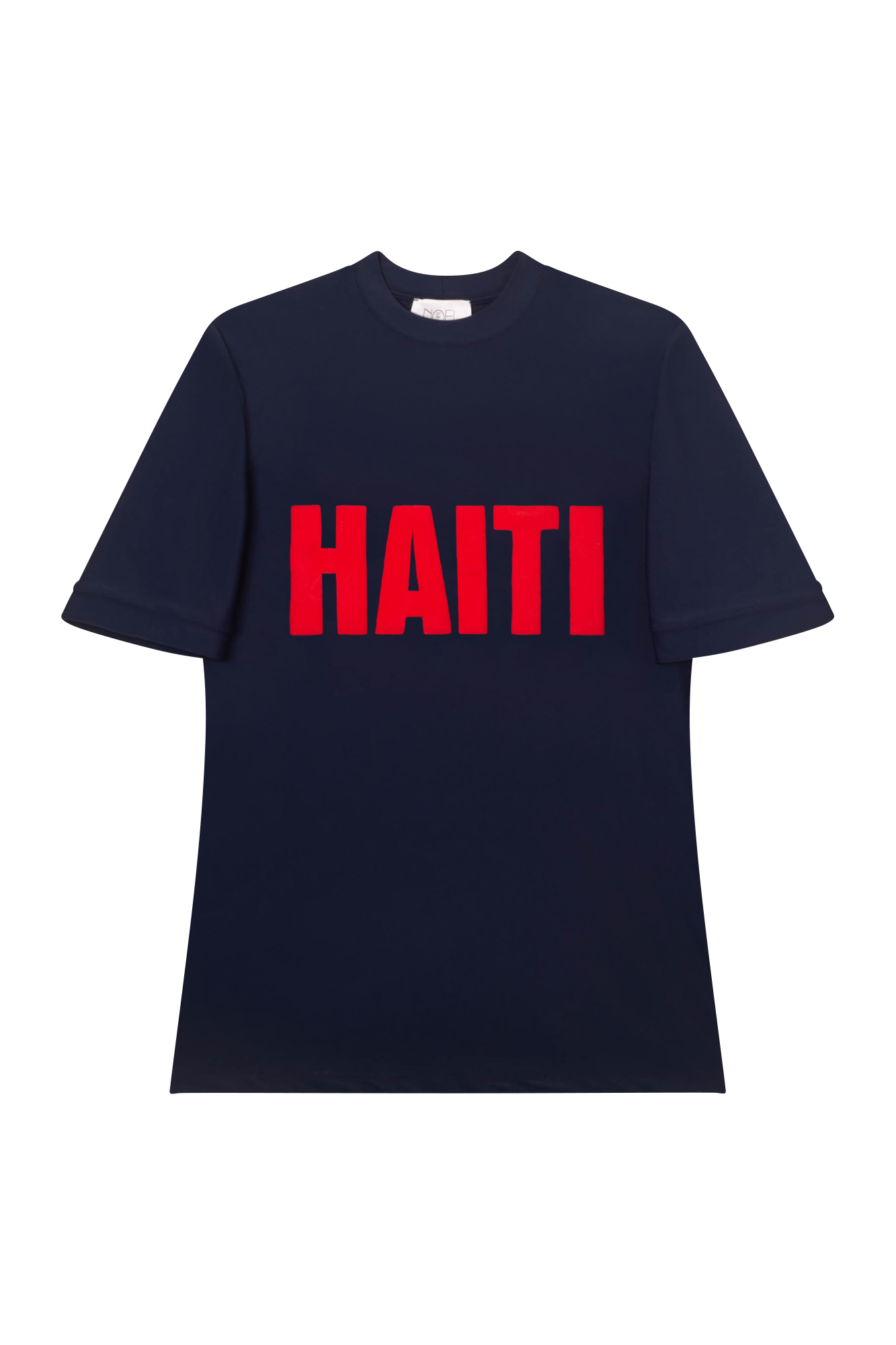 Haiti Navy/Red Swim Tee