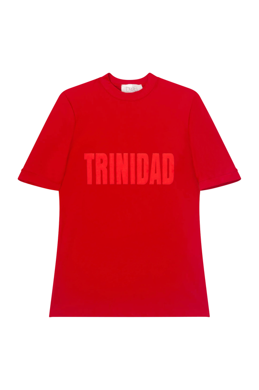 Trinidad Red/Red Swim Tee