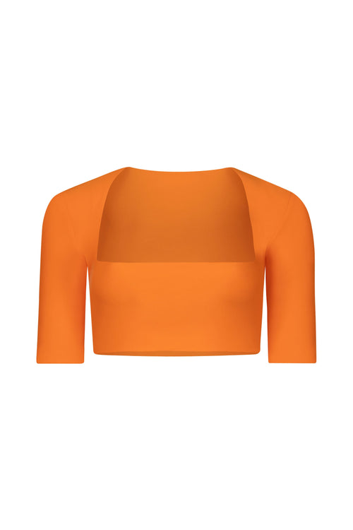 Apricot Charmed Swim Top