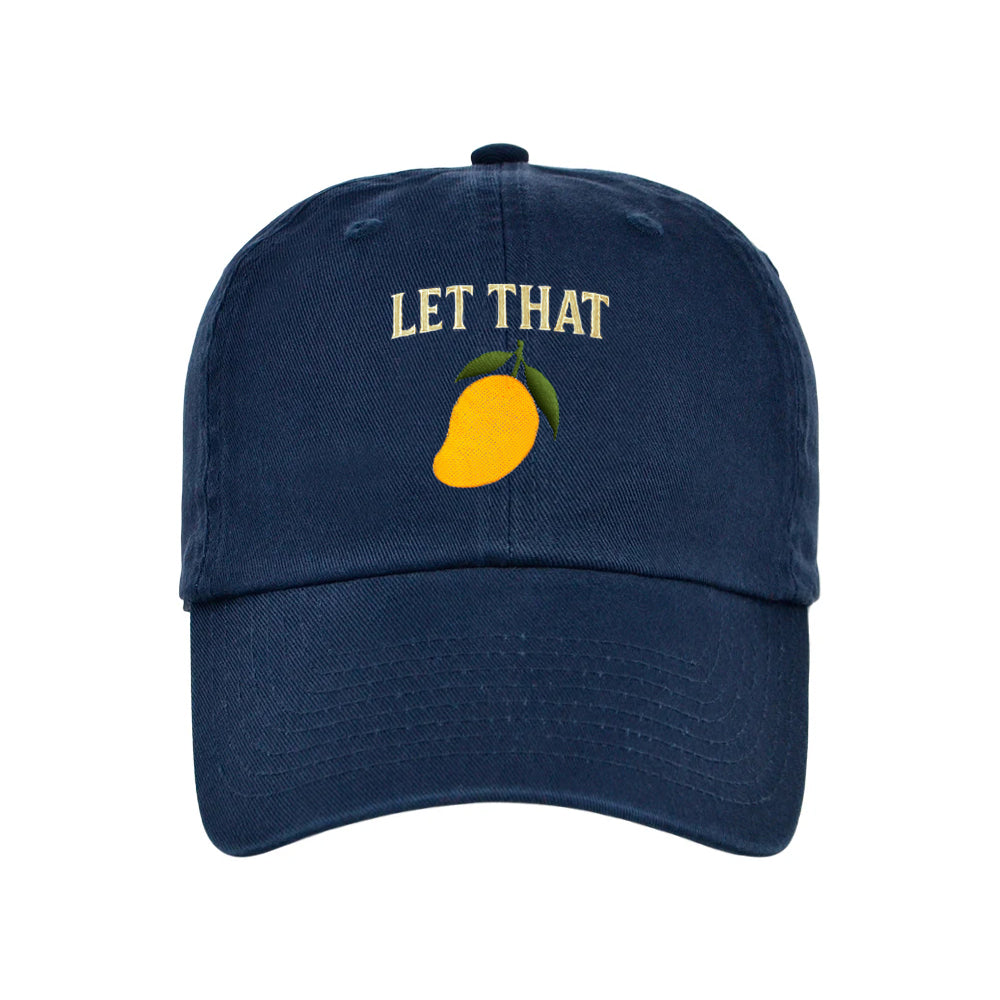 Say Less Navy Mango Hat