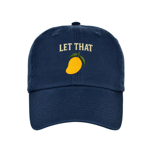 Say Less Navy Mango Hat