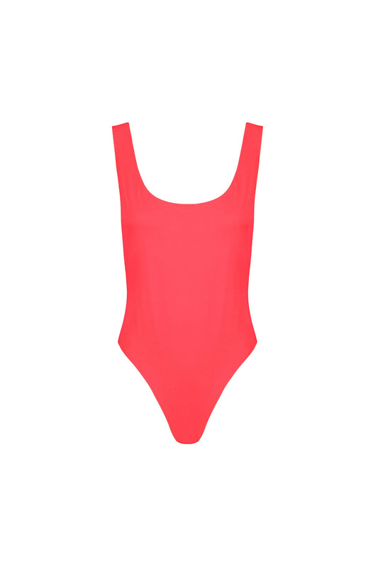 Neon Pink Classic Swimsuit